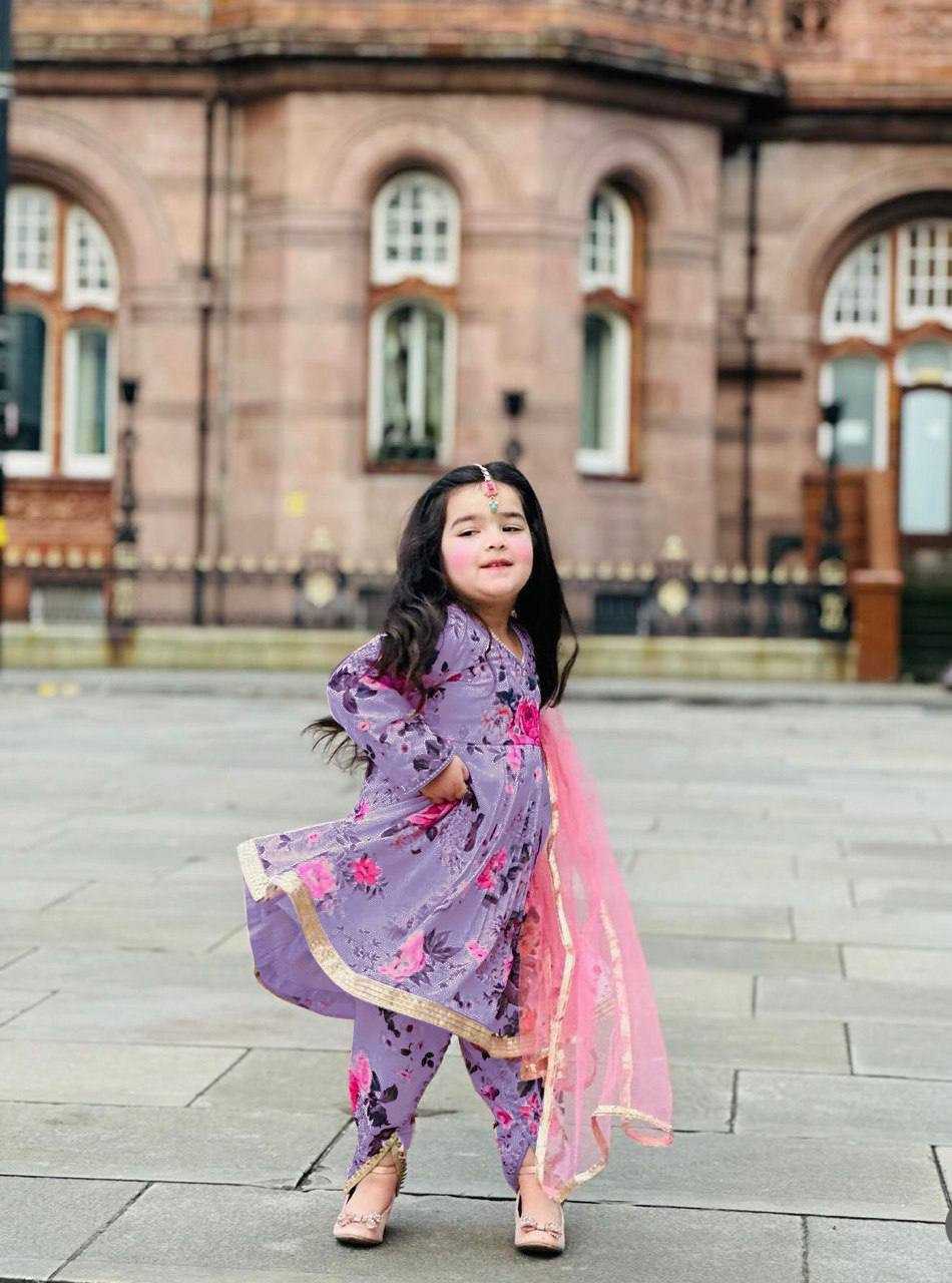 Faux Georgette  Kids Wear Wedding Collections Wholesale Kids Dhoti Kurta